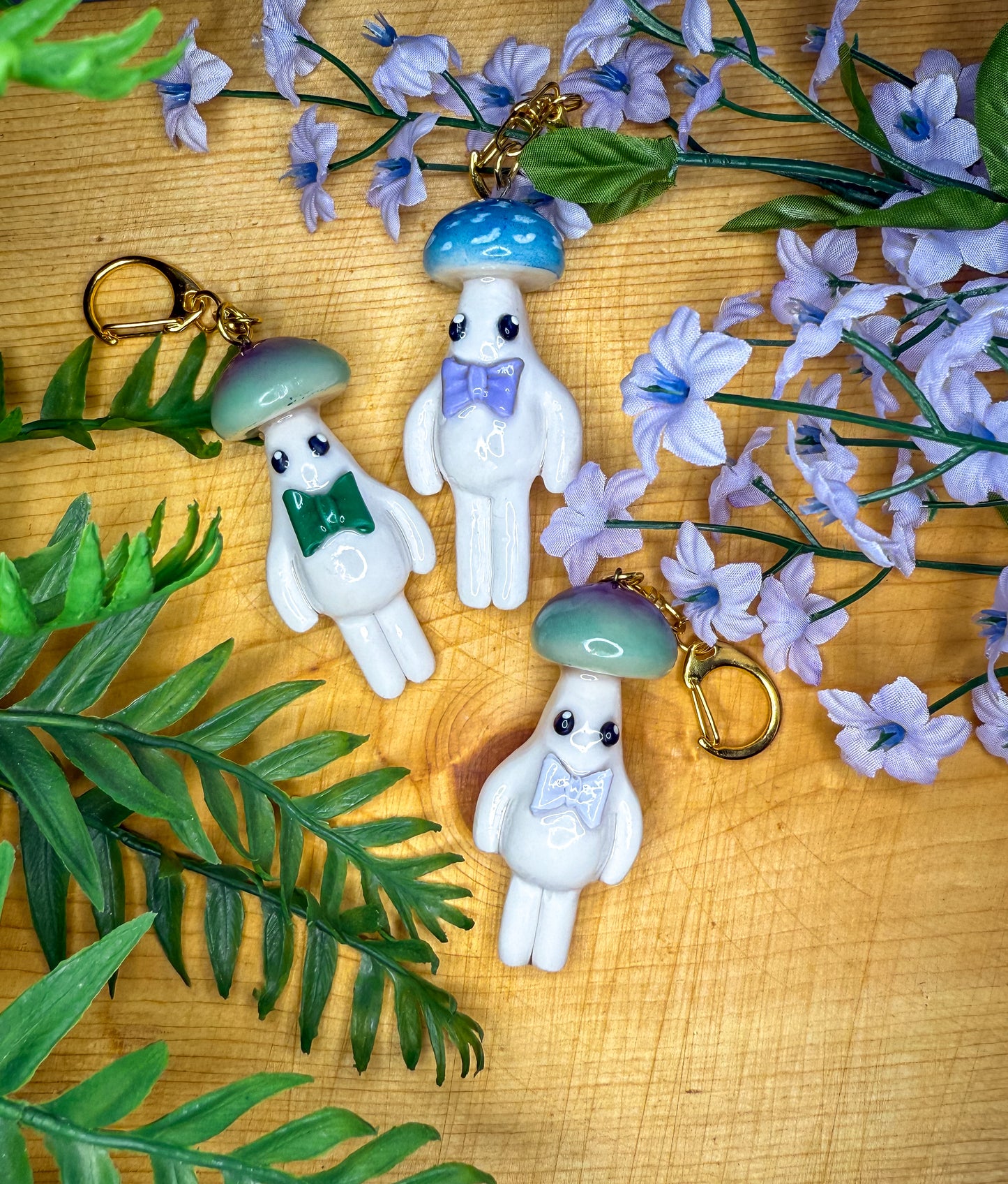 Dapper Blue - Mushie Keychain