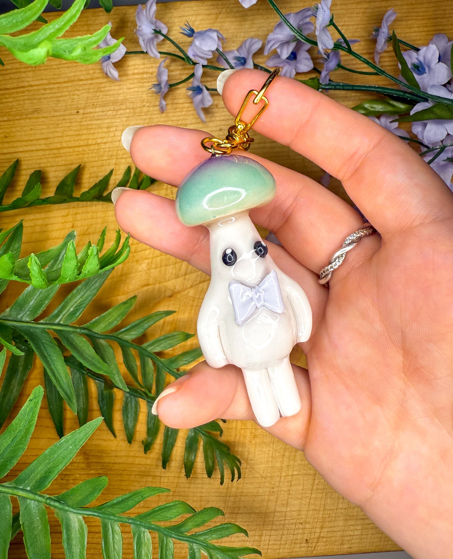 Love in the Magical Forest - Mushie Keychain
