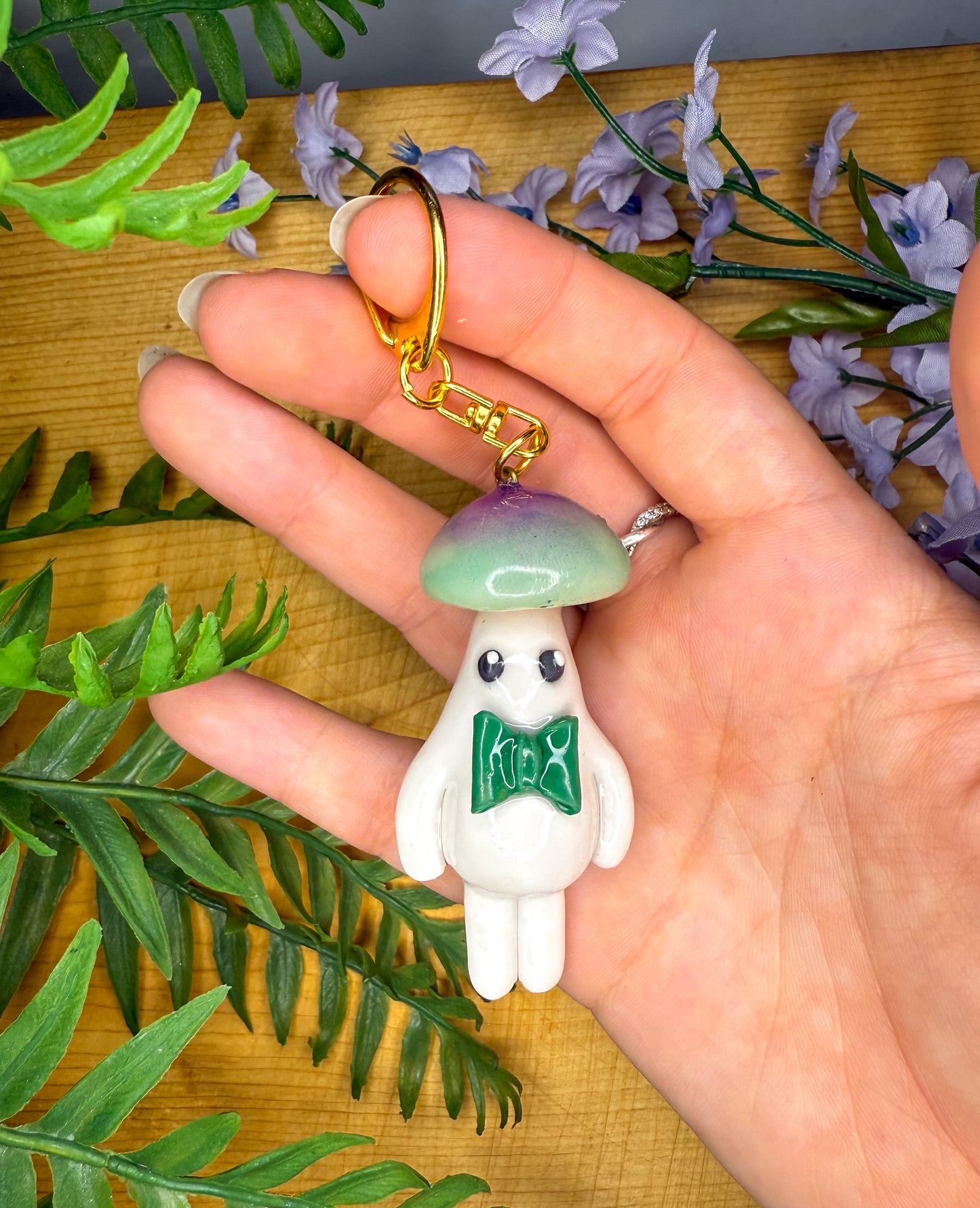 Love in the Magical Forest - Mushie Keychain