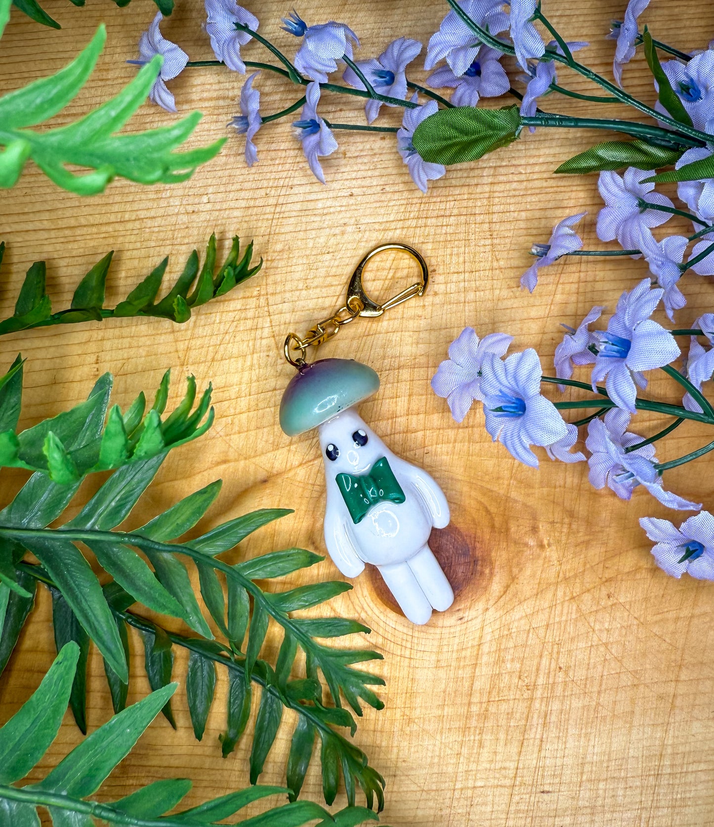 Love in the Magical Forest - Mushie Keychain