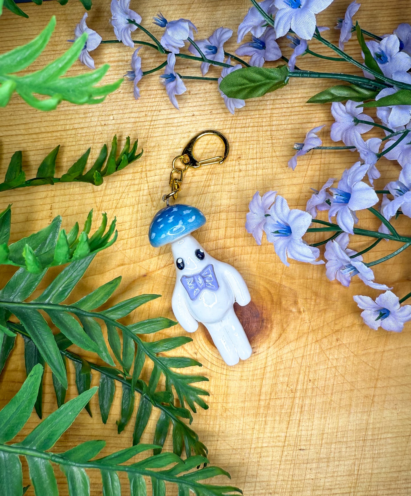 Dapper Blue - Mushie Keychain