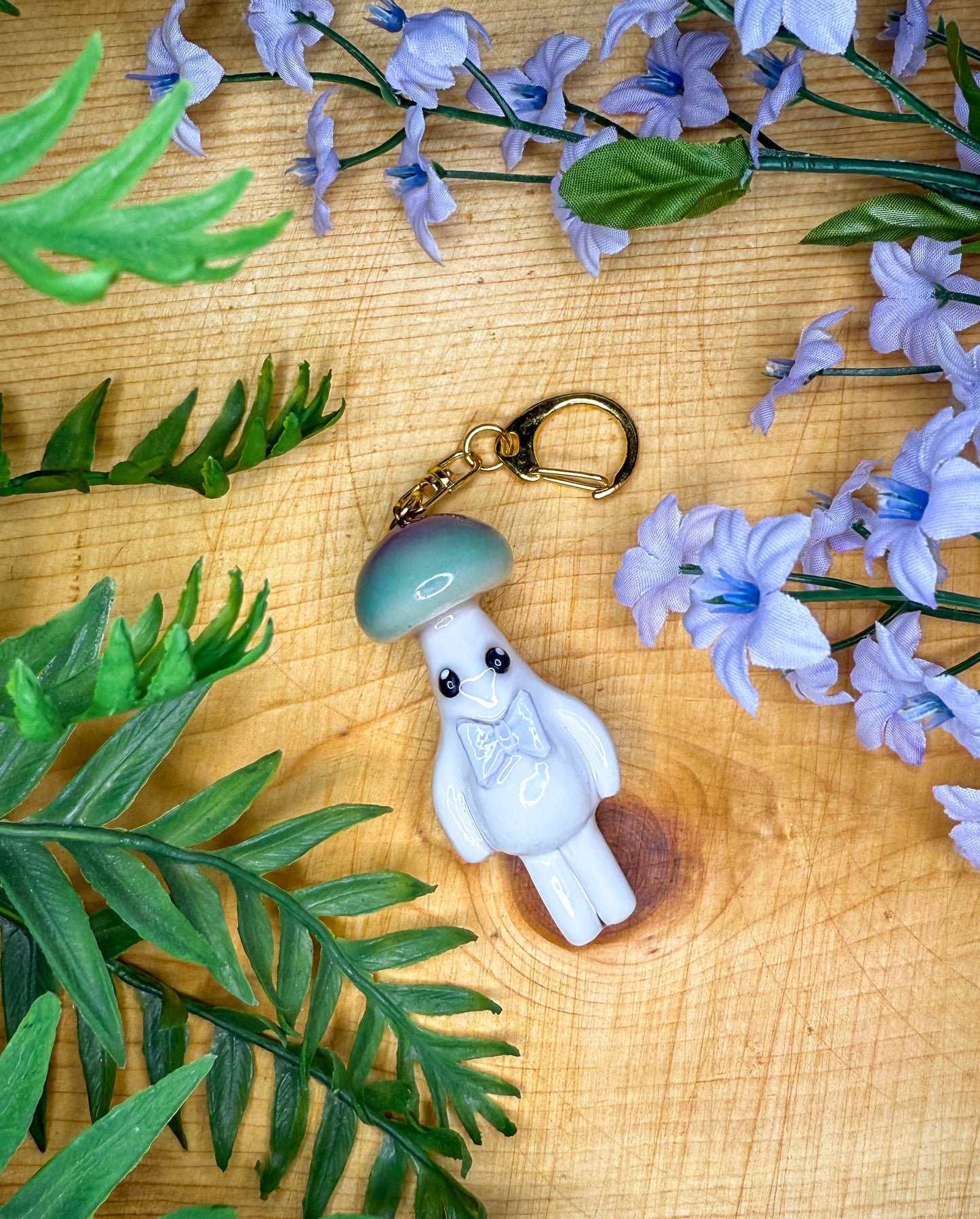 Love in the Magical Forest - Mushie Keychain