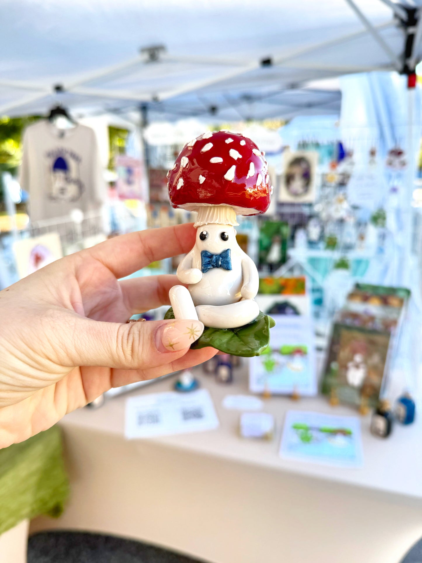 Mini Mushie - Soriell on a leaf