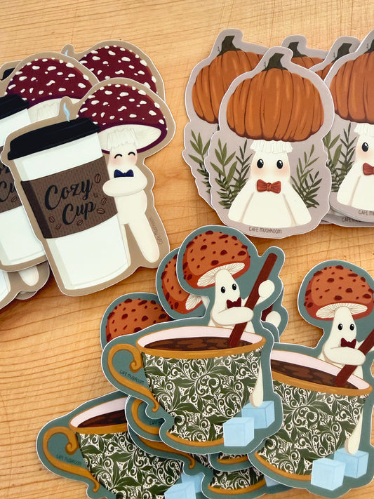 Fall 2025 Sticker Collection - 3 count