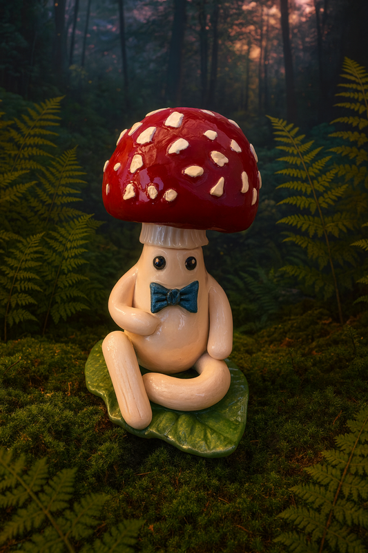 Mini Mushie - Soriell on a leaf